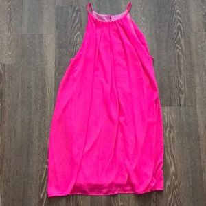 Hot pink dress
